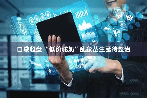 口袋超盘 “低价驼奶”乱象丛生亟待整治